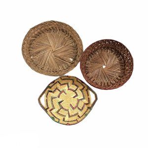 SOLD OUT- Trendy Boho Basket Wall -set of 3